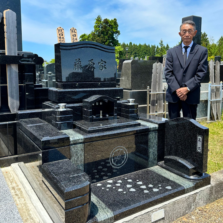 秋田県能代市 デザイン墓 Sachi［幸］