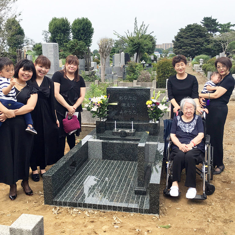 千葉県松戸市 デザイン墓石