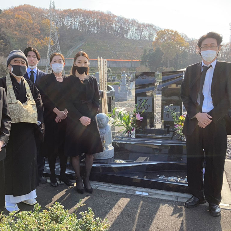 福島県西白河郡 デザイン墓石 ラ・シーン